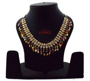 Multicolour Kundan Chain J0615
