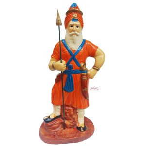 Nihang Singh Statue (Orange Colour -12 inch Size) ST001
