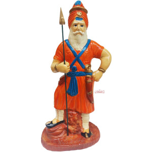 Nihang Singh Statue (Orange Colour -12 inch Size) ST001