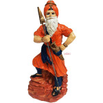 Nihang Singh Statue (Orange Colour – 8 inch Size) ST002