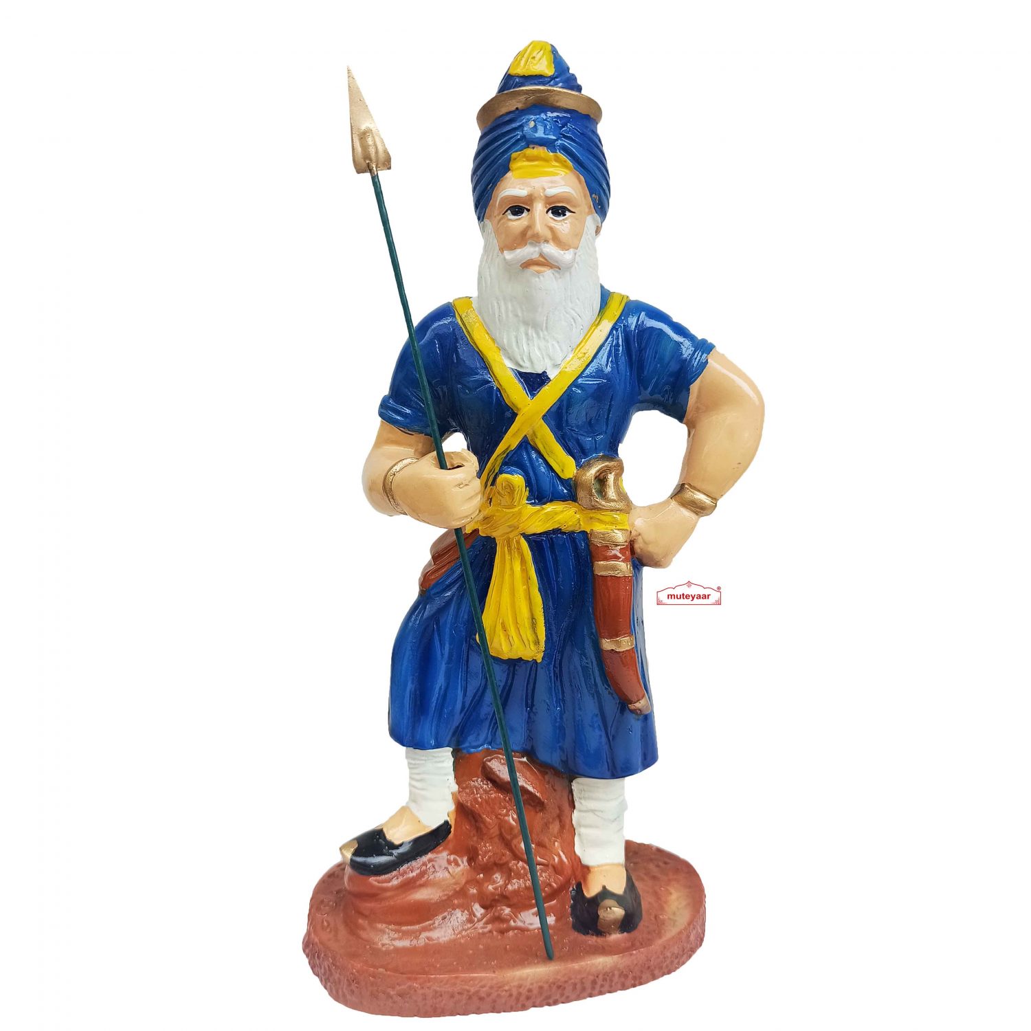 Nihang Singh Statue (Blue Colour -12 inch Size) ST003 1