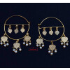 Golden Punjabi Bali Earrings J0631
