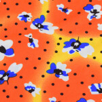 Orange Cotton Based Hosiery Fabric HF044 (Width 70″)