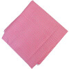 Pink White Lines Print Pure Cotton Fabric PC598