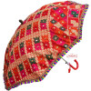 Red Phulkari Umbrella Chhatri UMB08
