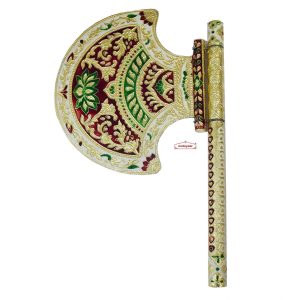Meenakari Work Punjabi Pakhi Hand Fan T0295