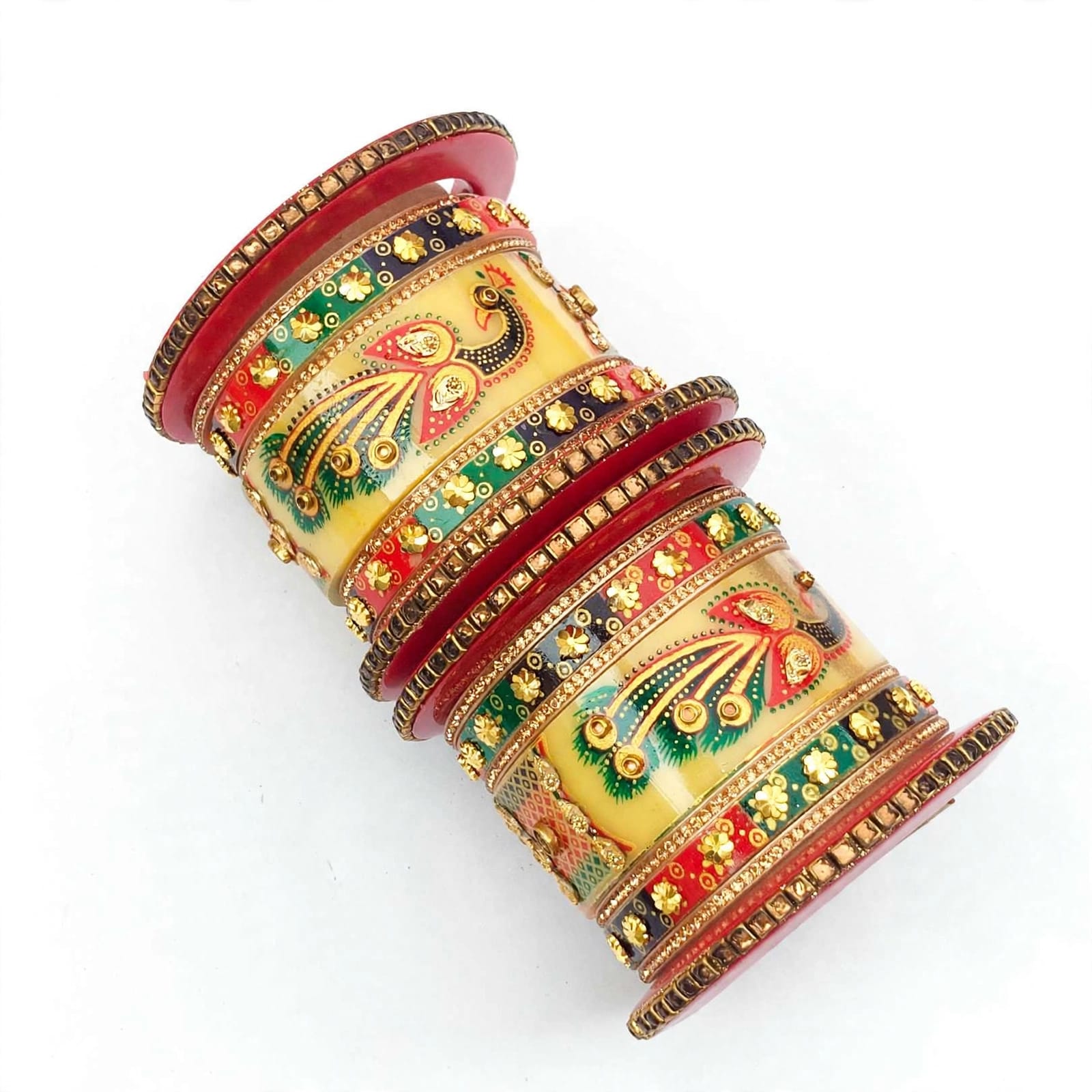 Multicolour Designer Punjabi Suhag Chura – CH023