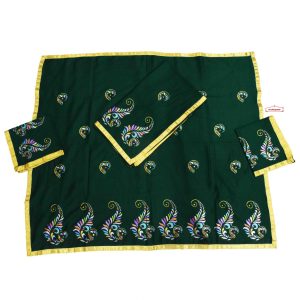 Dark Green Hand Painted Rumala Sahib RL012