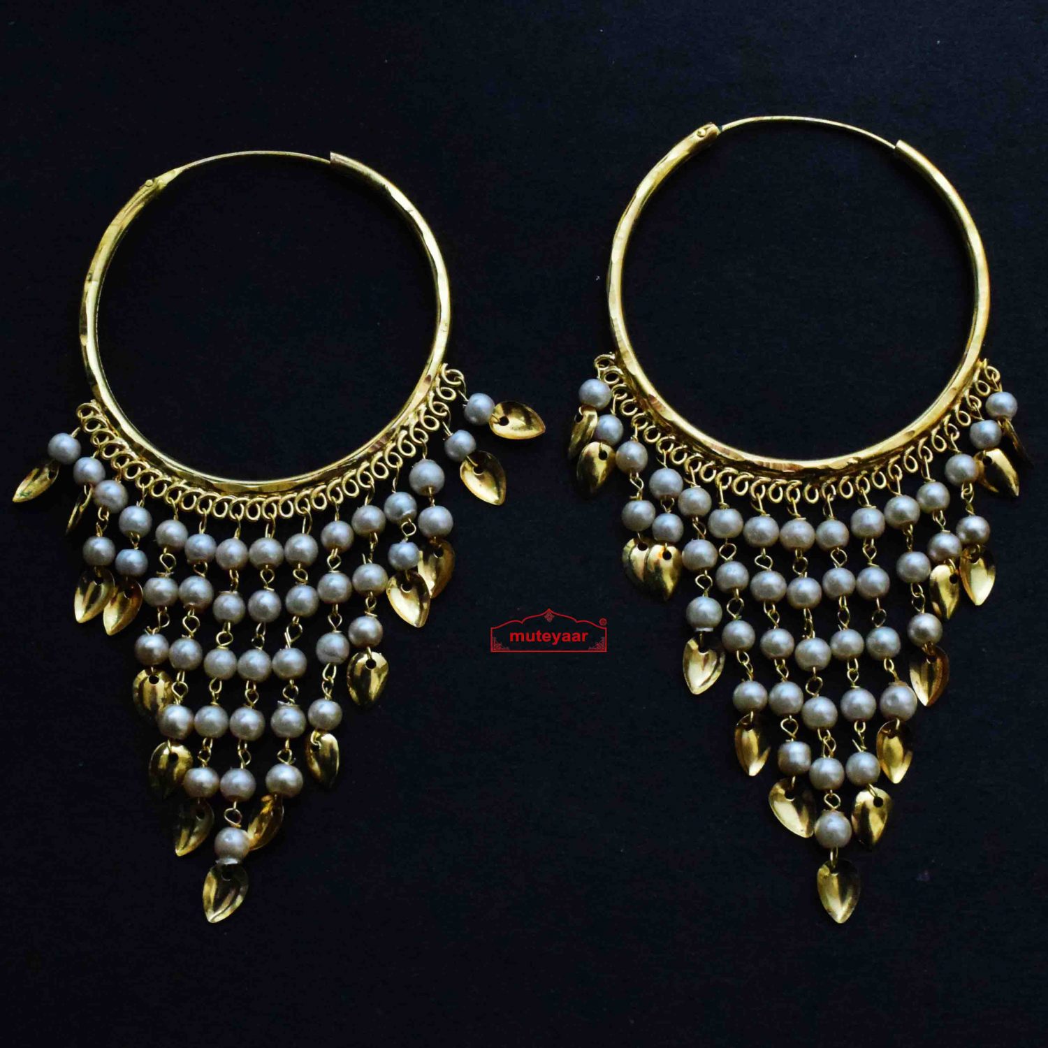 Big Jhallar Bali Earrings J0649