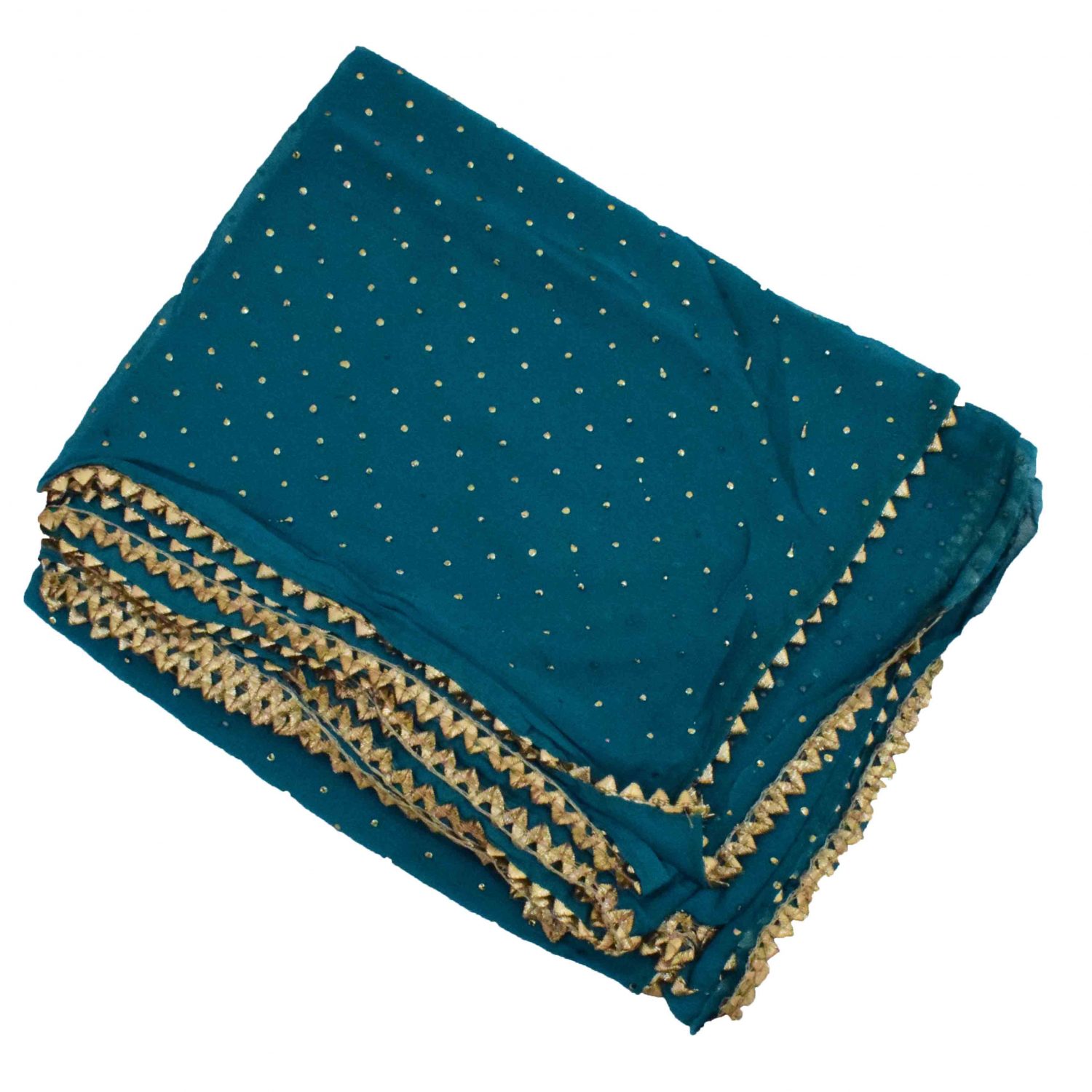 Mukaish Style Golden Dots Dupatta (available in different colours) 3