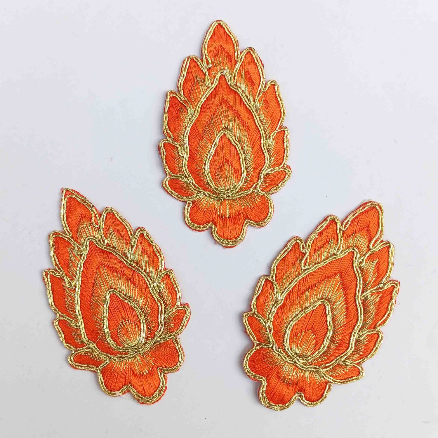 Orange Leaf Motif MT0075 ( 20 pcs.)