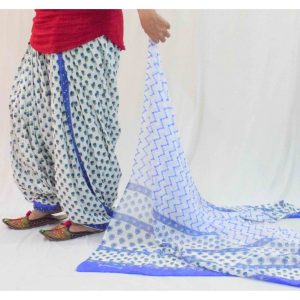 Soft Cotton Printed Patiala Salwar Dupatta Set PSD272