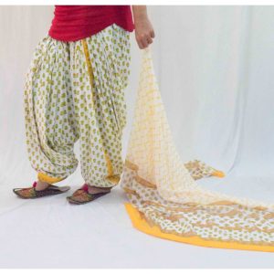 Printed Cotton Patiala Salwar Dupatta Set PSD275