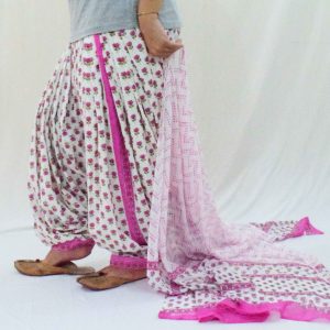 Printed Cotton Patiala Salwar Dupatta Set PSD280