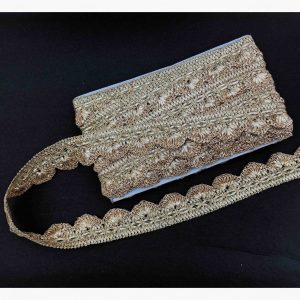 Gold Silver Mix Pakhi Gota Lace LC347