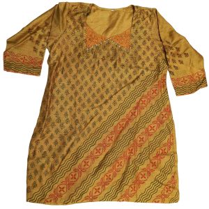 Glazed Cotton Designer Kurti K0406