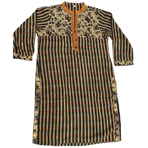 Blended Glazed Cotton Designer Kurti K0414 3 Blended Glazed Cotton Designer Kurti K0414
