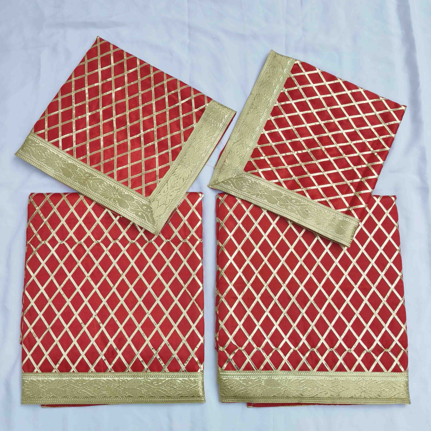 Gotapatti Work Red Rumala Saheb RL020 3 Gotapatti Work Red Rumala Saheb RL020