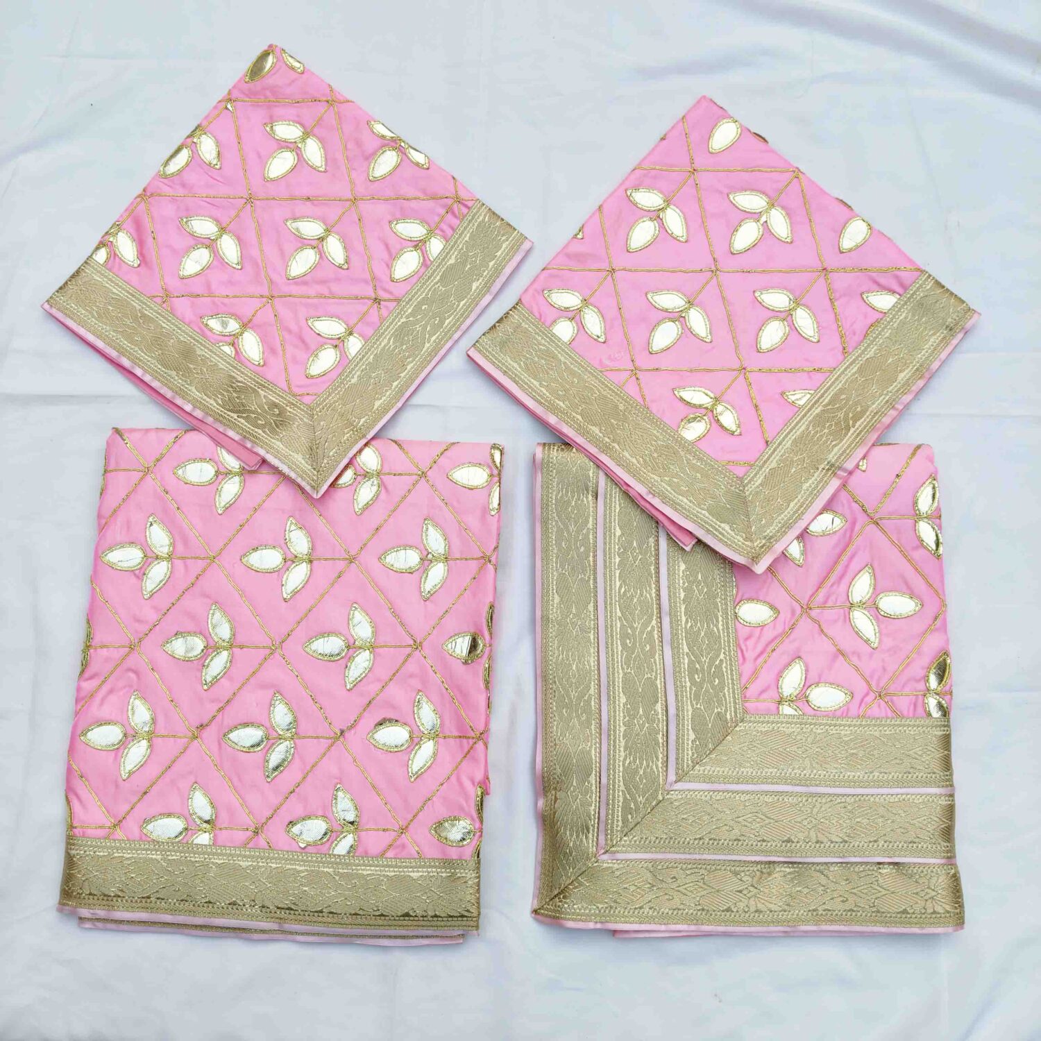 Baby Pink Gota Patti Work Rumala Sahib RL025