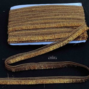 Golden Kinari Trim with small kiran LC374