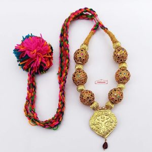 Multicolour Kaintha Punjabi Wedding Locket