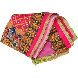 Party Wear Chinon Dupatta Multicolour Chunni DP040