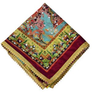 Mirrors Embellished Digital Print Chinon Dupatta DP049