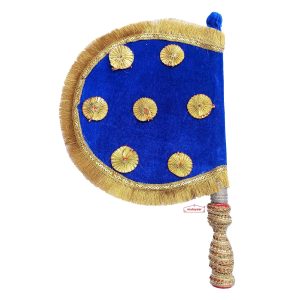 Blue Gota Tikki Work Pakhi T0339
