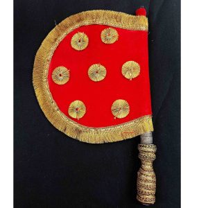 Red Gota Tikki Work Pakhi T0341
