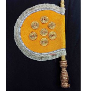 Yellow Gota Tikki Work Pakhi T0342