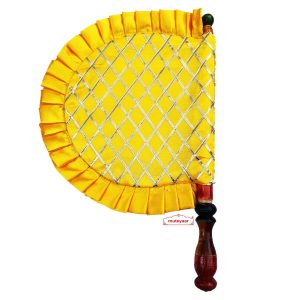 Yellow Gota Work Hand Fan T0345