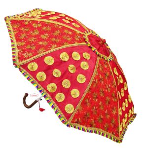 Red Pre-Wedding Shoot Umbrella Chhatri UMB21