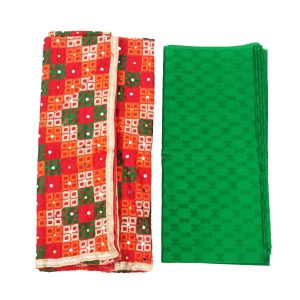 Phulkari Dupatta with Plain Suit F0775