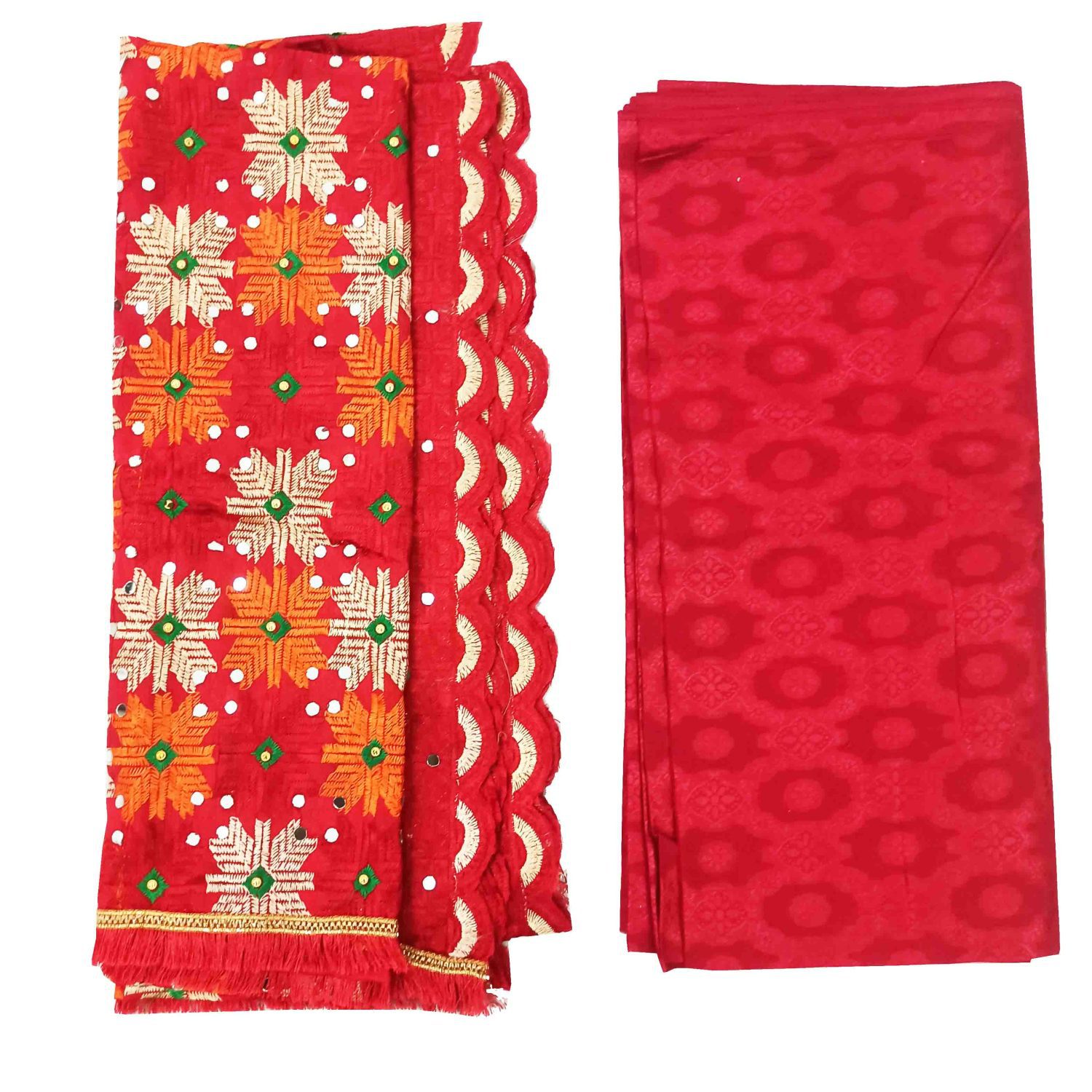 Ethnic Indian Pink Phulkari Suit Fabric & Phulkari Dupatta in Veer Zara  design | eBay