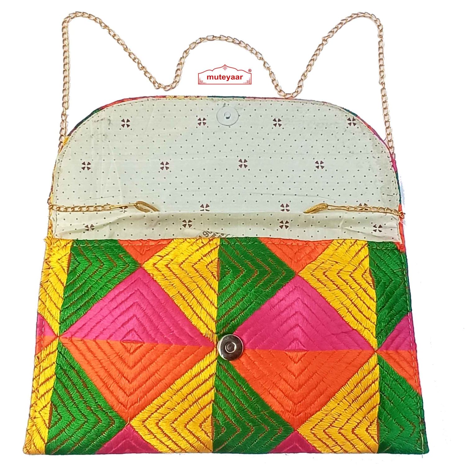 Buy Phulkari Decorated Purse Bag HB126 online at best price