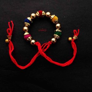 Multicolour Rakhi Gana Wristband GN035