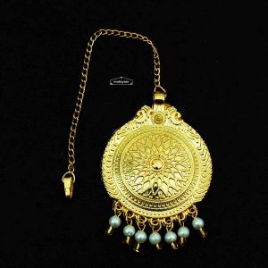 Punjabi Mang Teeka Golden Tikka J0738