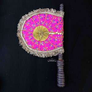 Magenta Embroidered Punjabi Pakhi T0365