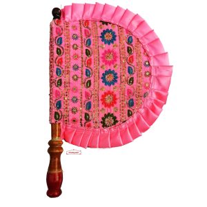 Pink Embroidered Punjabi Pakhi T0388
