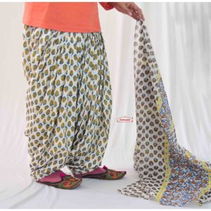 Printed Cotton Patiala Salwar Dupatta PSD314