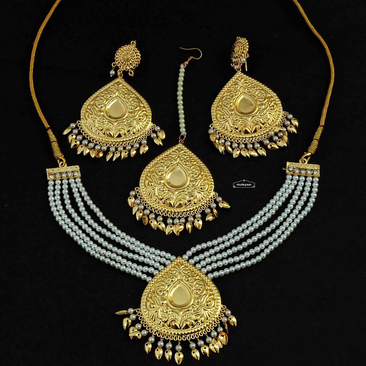 Teardrop Punjabi Jewellery Set J0745