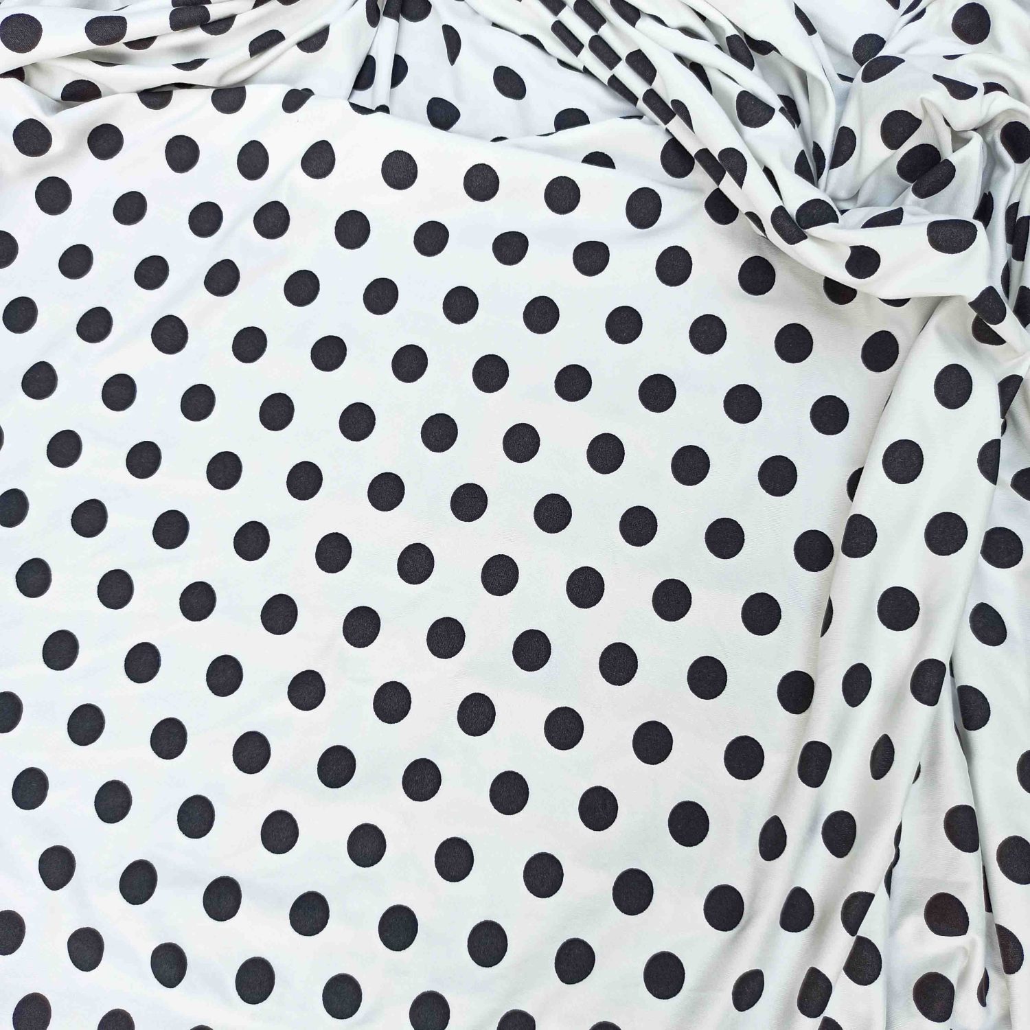 Polka Print Soft Hosiery Fabric HF054 3 Polka Print Soft Hosiery Fabric HF054