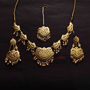 Traditional Punjabi Imitation Jewelry Set J0760