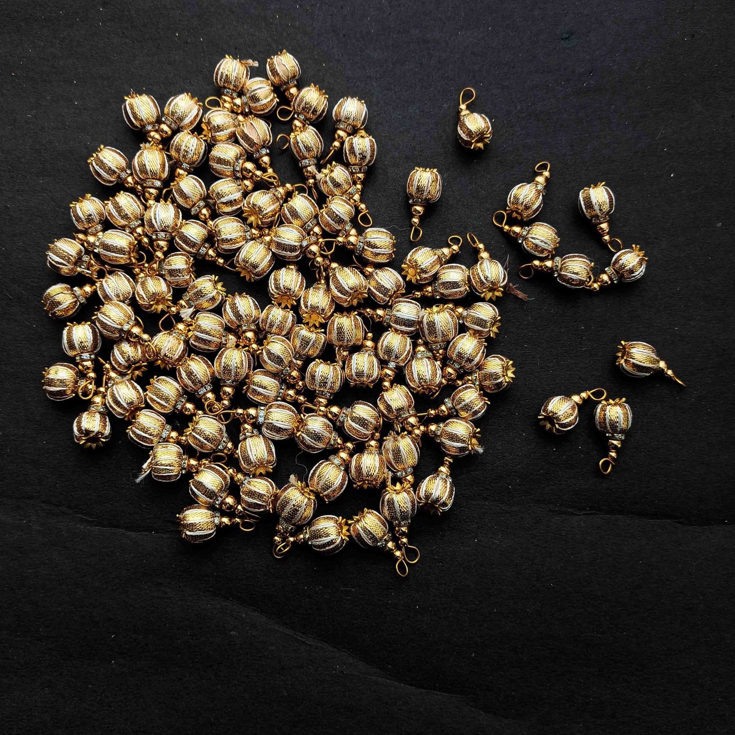 Gota Patti Latkan Dangle LK081 - Pack of 100 pcs 3 LK081 GOLD