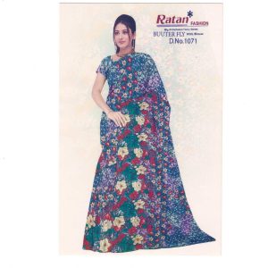 Faux Georgette Printed Saree 4B008