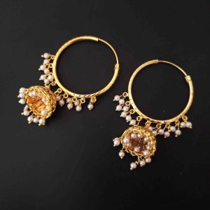 Punjabi Lotan Bali Earrings J0782