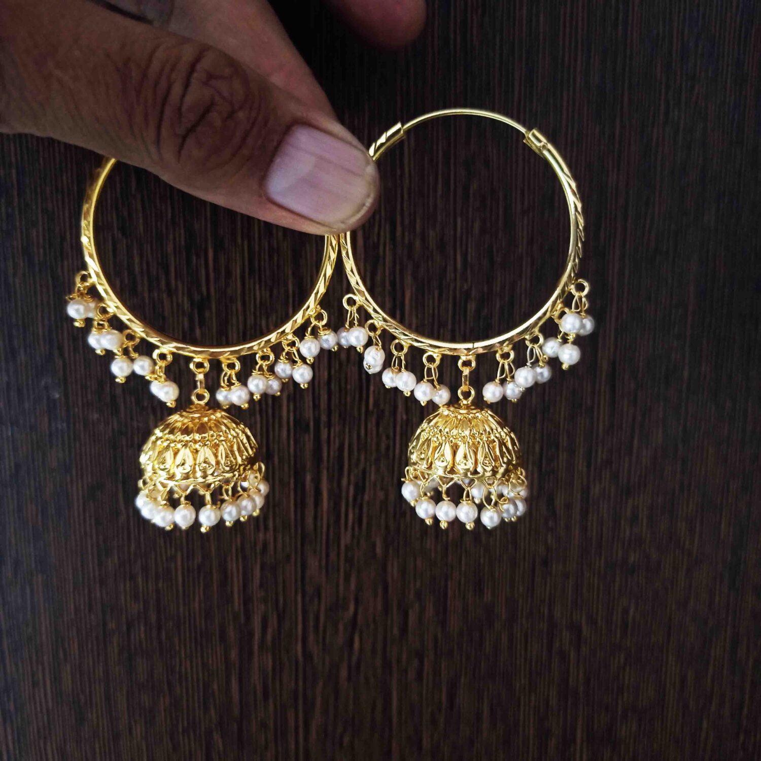 Punjabi Lotan Bali Earrings J0782 5 Punjabi Lotan Bali Earrings J0782