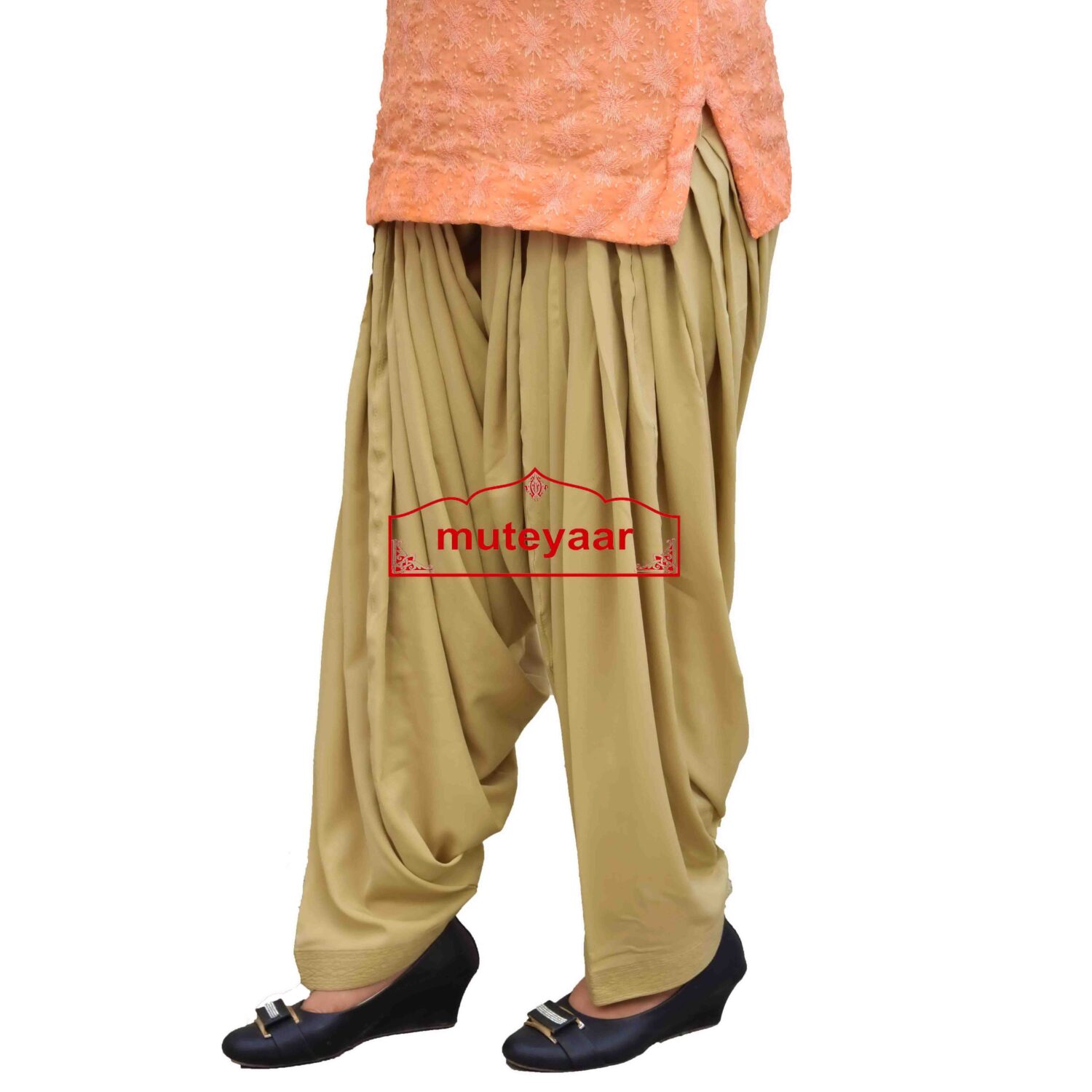 Semi Patiala Salwar made of Crepe Fabric 7 3MAC 1