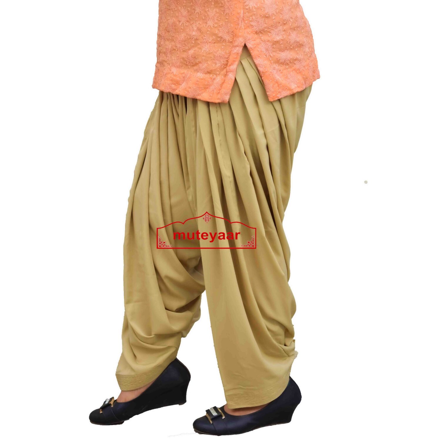 Semi Patiala Salwar made of Crepe Fabric 5 3MAC 2