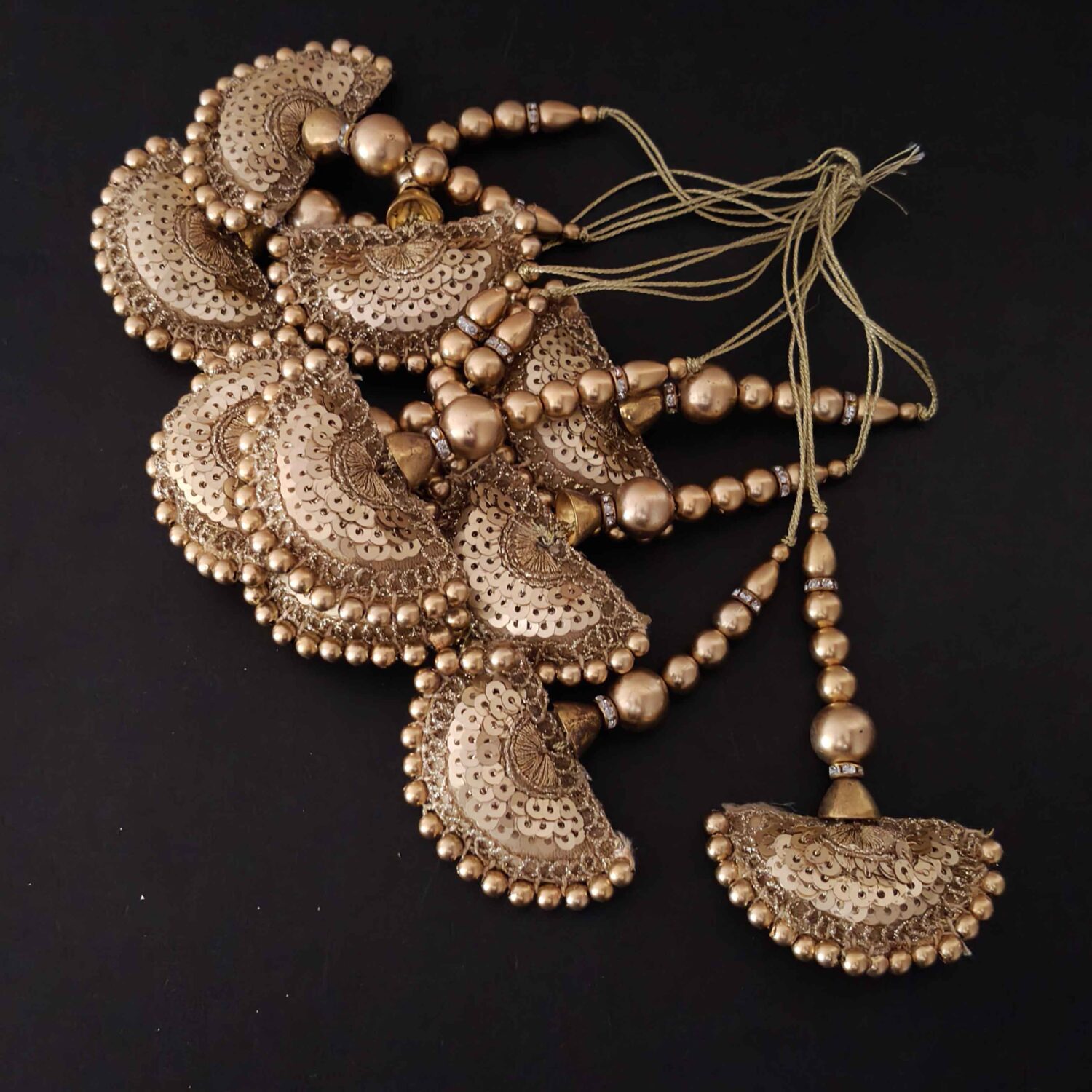 Golden Latkan Dangle Size 4 inch long LK116 2 Golden Latkan Dangle Size 4 inch long LK116